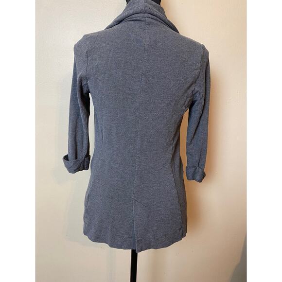 Joie Neville Knit Blazer XXS Gray Jacket Classy - Picture 5 of 7